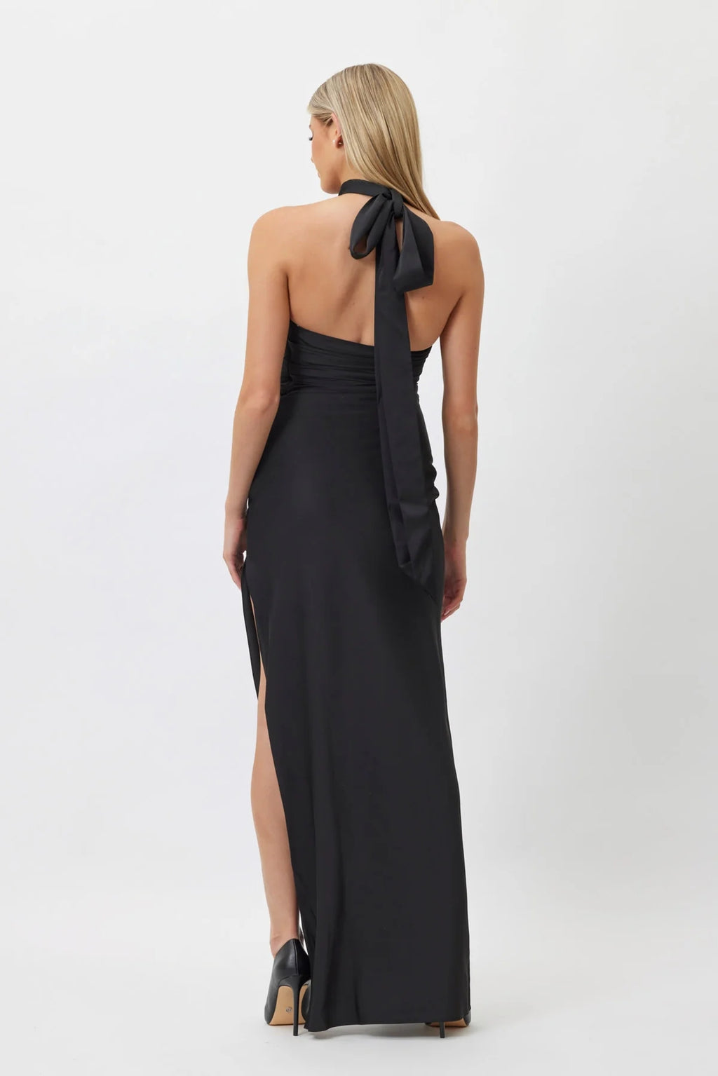 PEANO BLACK LONG DRESS