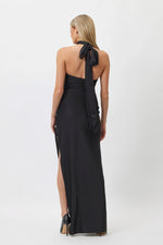 Charger l&#39;image dans la galerie, PEANO BLACK LONG DRESS
