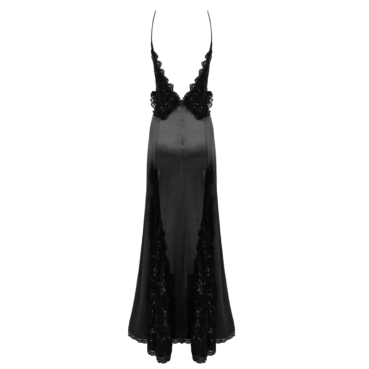 AMANE BLACK LONG DRESS