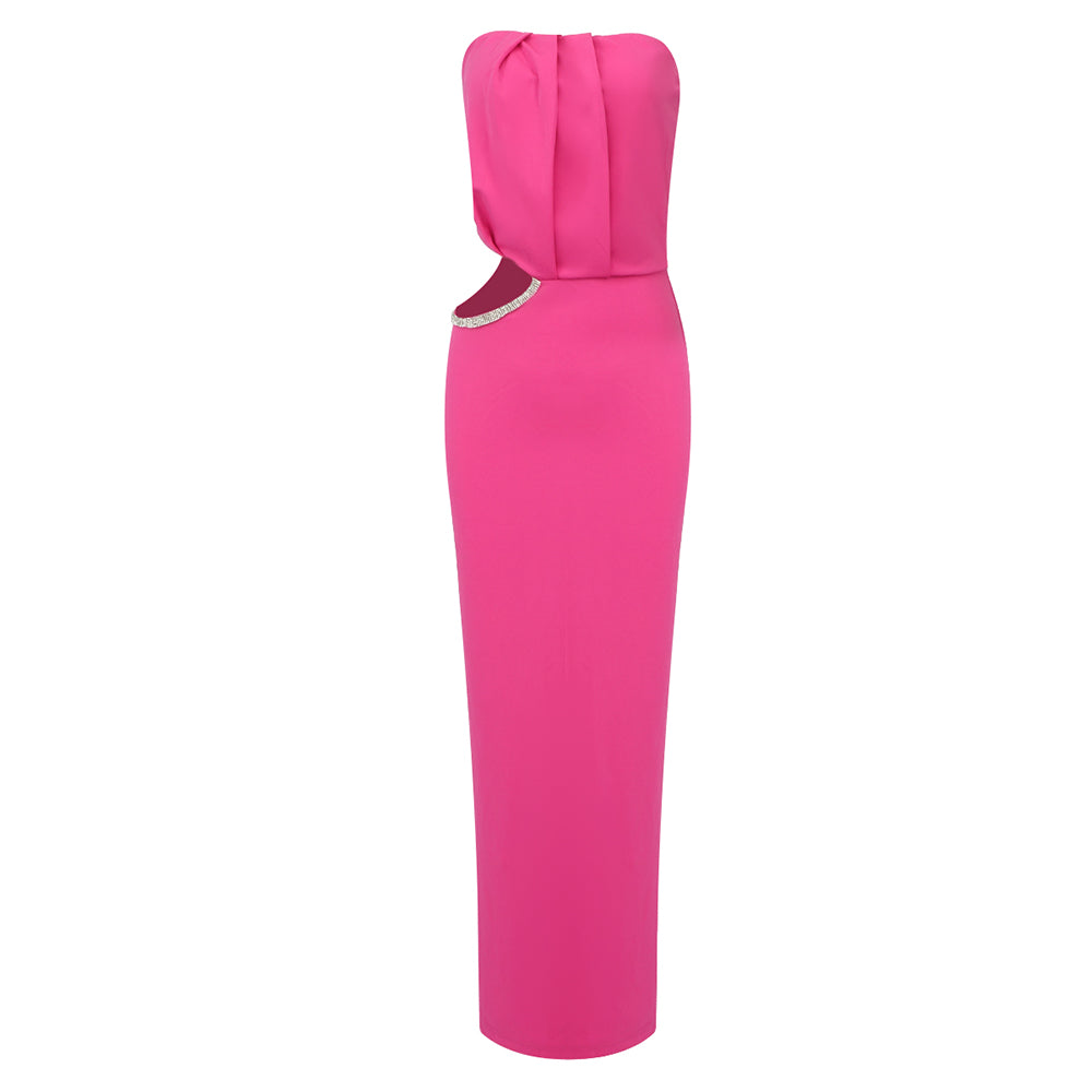 AVIVI ROSE RED LONG DRESS