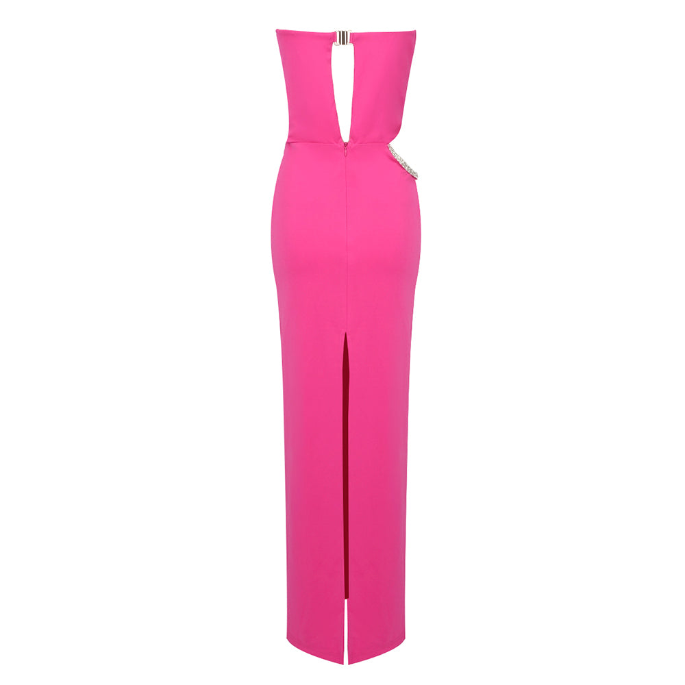 AVIVI ROSE RED LONG DRESS