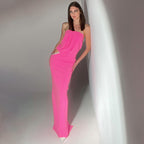 AVIVI ROSE RED LONG DRESS