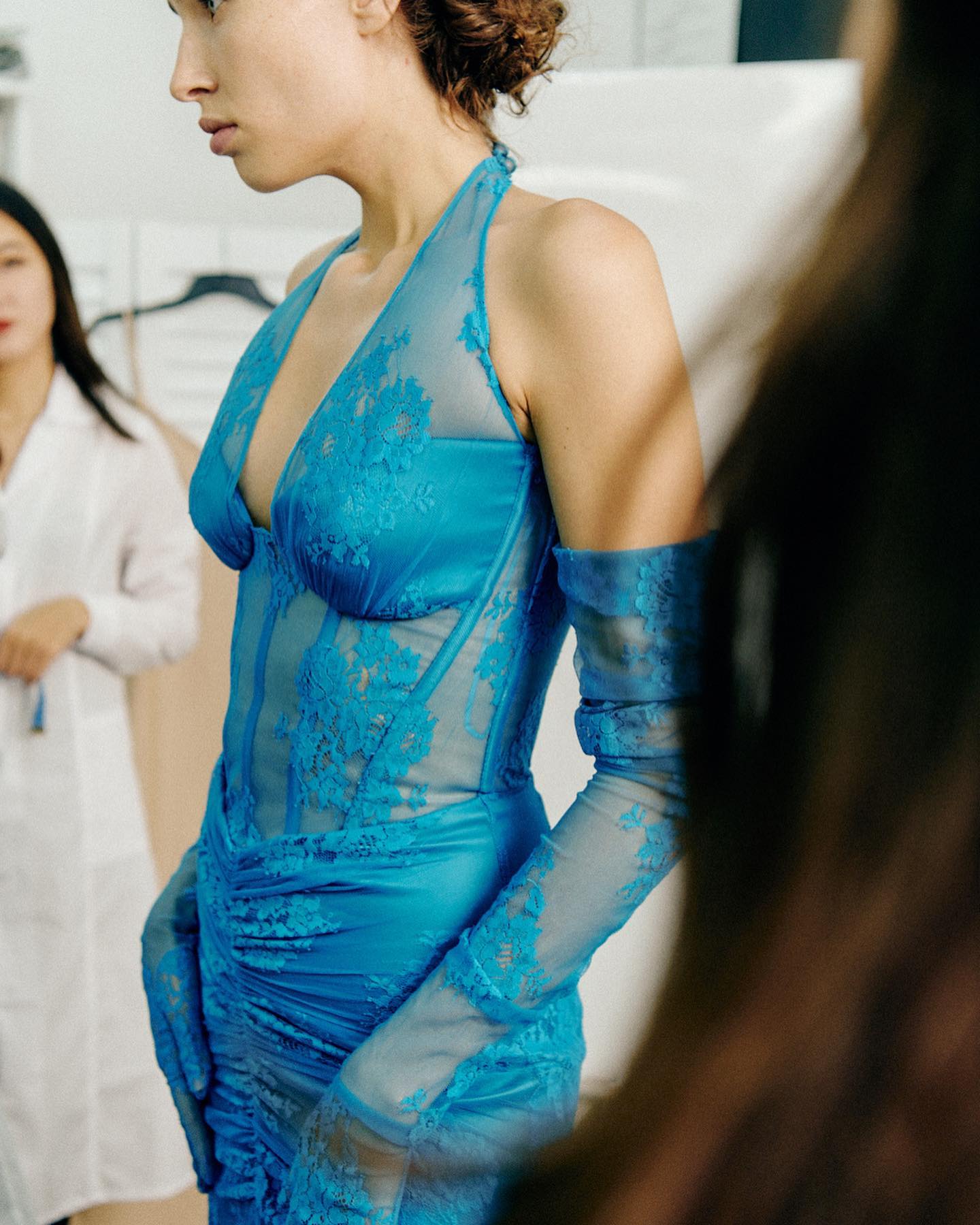 EMINA HALTER LAVE DRESS GOWN