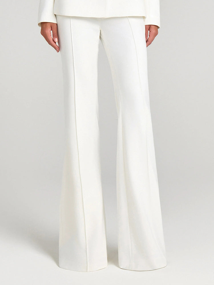 EMILY WHITE STRAPLESS TOP & PANTS SET