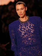 MAEVE BLUE LACE MIDI DRESS
