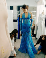 Carregar imagem no visualizador da galeria, EMINA HALTER LAVE DRESS GOWN
