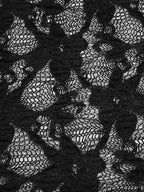 WREN BLACK CUT OUT DESIGN LACE MAXI DRESS