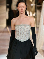 Jessica Strapless Evening Maxi Dress