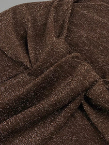 ANAYA BROWN HALTER DRESS