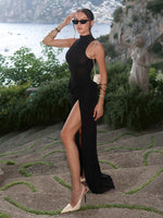 Charger l&#39;image dans la galerie, ANNORA HIGH SLIT DRESS
