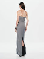 MIRIAM GREY BACKLESS CORSET TWO-PIECE SET