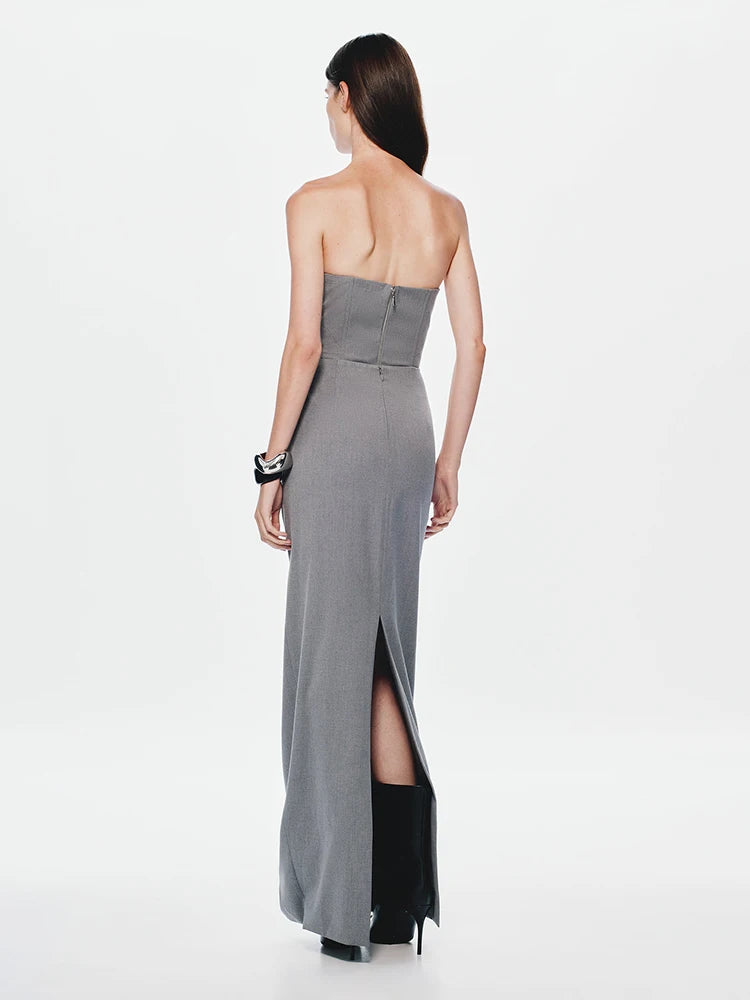 MIRIAM GREY BACKLESS CORSET TWO-PIECE SET