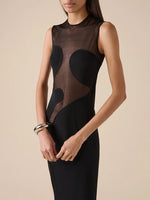 Load image into Gallery viewer, NIXY MESH LONG DRESS
