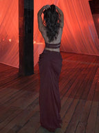 BAILEY  BROWN MAXI DRESS SET