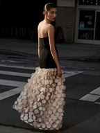 LISA STRAPLESS SLEEVELESS DRESS GOWN