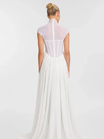 Load image into Gallery viewer, RONITINA WHITE MESH DRESS
