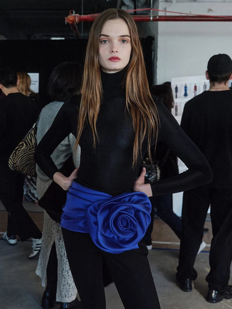 MONIKA BLACK ROSE THREE PIECES PANTS SET