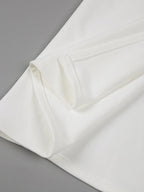 ZARA WHITE HIGH NECK DRESS GOWN