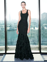 Charger l&#39;image dans la galerie, BANCI BLACK FLORAL DRESS
