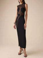 Load image into Gallery viewer, NIXY MESH LONG DRESS
