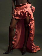 GRACE RUFFLE LAYERED SKIRT