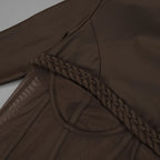 JAMACY BROWN MESH MAXI DRESS