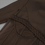Charger l&#39;image dans la galerie, JAMACY BROWN MESH DRESS
