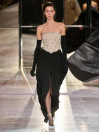 Jessica Strapless Evening Maxi Dress