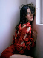 TONYA RED LONG SLEEVES MINI DRESS