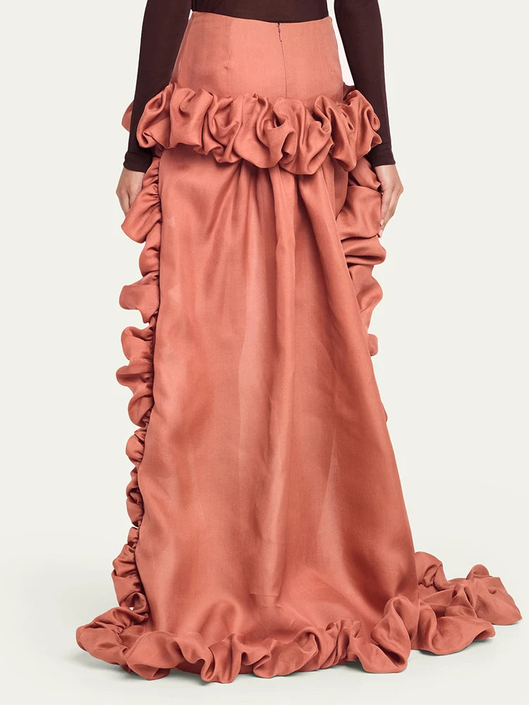 GRACE RUFFLE LAYERED SKIRT