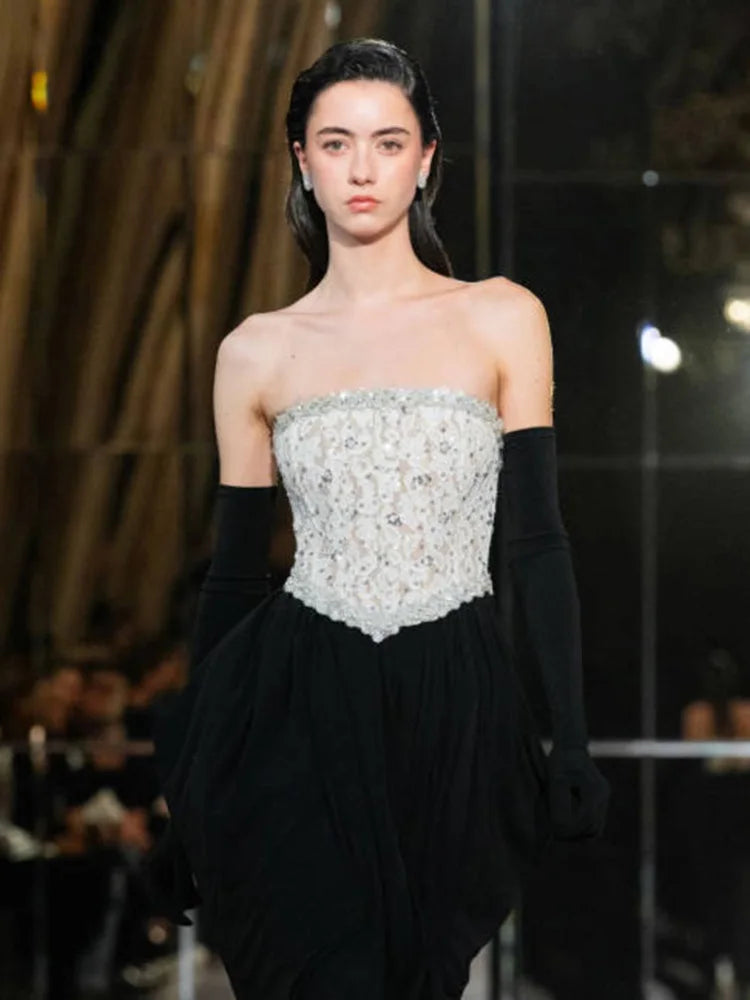 Jessica Strapless Evening Maxi Dress