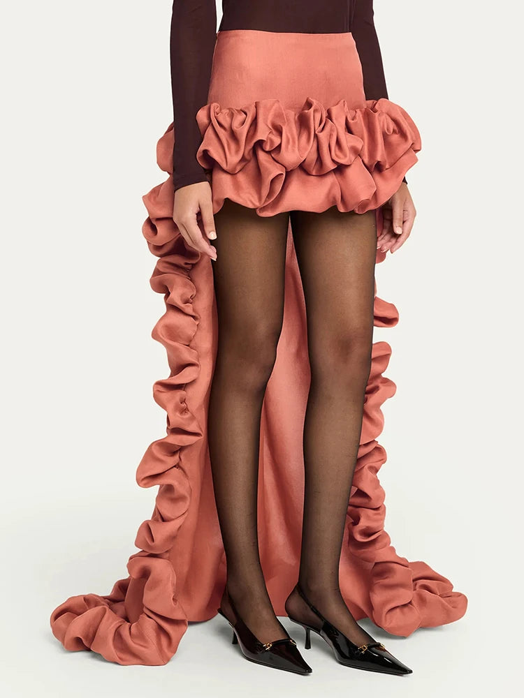 GRACE RUFFLE LAYERED SKIRT