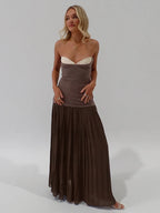 HARPER BROWN STRAPLESS MAXI DRESS