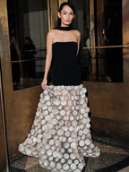 LISA STRAPLESS SLEEVELESS DRESS GOWN