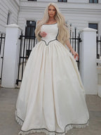 IASAMAR WHITE SLEEVELESS LONG DRESS GOWN