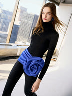 MONIKA BLACK ROSE THREE PIECES PANTS SET