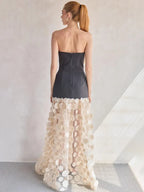 LISA STRAPLESS SLEEVELESS DRESS GOWN