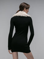 NOELLA WINTER BLACK BANDAGE MINI DRESS