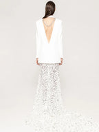 VICKY WHITE TWO-PIECE DRESS SET