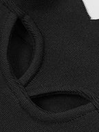 YAKAYRA BLACK HALTER BACKLESS DRESS