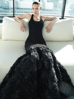 Charger l&#39;image dans la galerie, BANCI BLACK FLORAL DRESS
