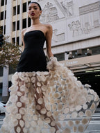 LISA STRAPLESS SLEEVELESS DRESS GOWN