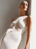 Load image into Gallery viewer, NIXY MESH LONG DRESS

