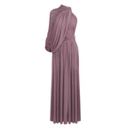 LILITH PINKISH PURPLE ONE SHOULDER MAXI DRESS
