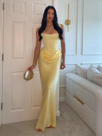 ANASTASIA ELEGANT BLUE BODYCON MAXI DRESS