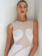 NIXY MESH MAXI DRESS