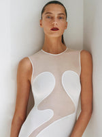Load image into Gallery viewer, NIXY MESH LONG DRESS
