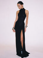 ANNORA HIGH SLIT MAXI DRESS