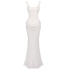 CHRISTI SEXY CORSET SLING MAXI DRESS