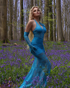 EMINA HALTER LAVE DRESS GOWN